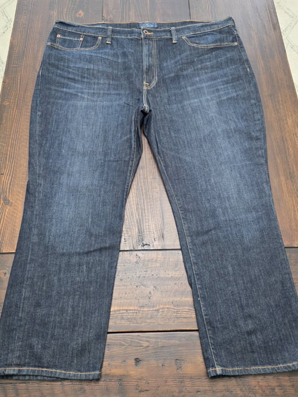 Lucky Brand 410 Athletic Fit Jeans Mens 48x30 Candiani Italian Denim Dark Wash